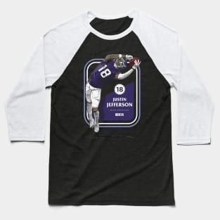 Justin Jefferson Minnesota Classic Card Baseball T-Shirt